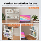 JOY worker 4-in-1 Clamp-on Above or Under Desk Pegboard & Cable Management - Image 5