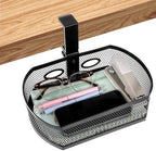 Under Desk Storage Drawer Organizer, Clamp on Under Table Shelf Hanging Desk Mount Tray Attachable Drawer Basket for Home Office Desktop Clutter Management Space Saving by Unknown