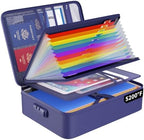ENGPOW Fireproof File Organizer Bag with 13 Pockets Accordion File Folder by ENGPOW
