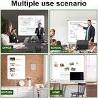 XBoard Porcelain Magnetic Dry Erase Board 36 x 24 Inches - Image 6