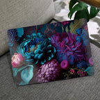 MEEgoodo for MacBook Air 13.3 inch Case 2021 2020 2019 2018 A2337 M1 A2179 A1932, Hard Shell with Keyboard Webcam Cover & Trackpad Film & Type C Adapter for MacBook Air M1, Beautiful Fantasy Flower - Image 6