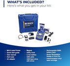 Brady M510 Portable Industrial Label Printer Kit with Carrying Case, Label Cartridge, Rechargeable Battery and Charger, 3.75" H x 5.75" W x 10" D - Image 2