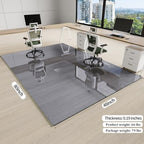 [Tempered Glass] 48" x 80" Glass Office Chair Mat for Carpet - Image 3