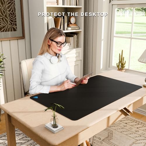 Cacoy 40"x24" Large Gaming Mouse Pad, Extended Big PC Gamer Desk Mat, Black - Image 7