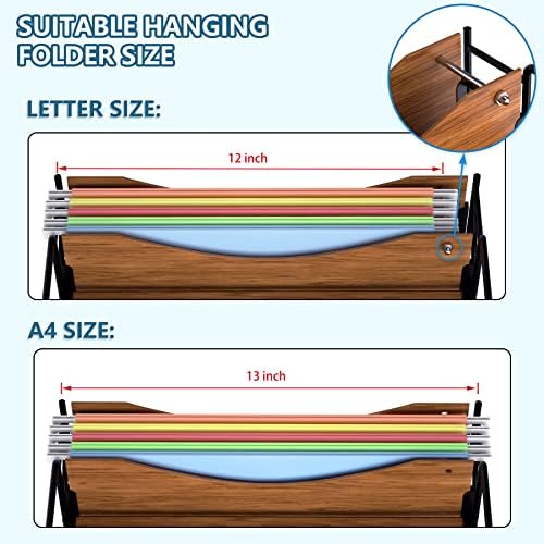 LUCYCAZ File Organizer for Desk,Desktop File Paper Organizer - Image 3