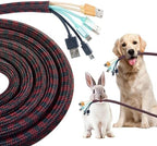 Cable Sleeve Self-Wrapping Wire Loom, Black Red,1/2 Inch x 100FT by QCSIW
