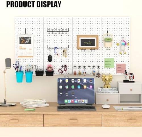 157 PCS Extra Thick Pegboard Hook Set, Metal Pegboard Accessory Organizer with Storage Bins and Peg Locks, Fits 1/4 Inch Pegboard Only, Ideal for Tools, Garage and Workshop Storage (Black) - Image 5