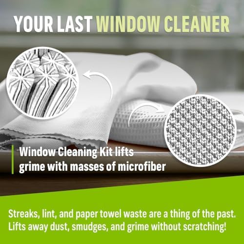 E-Cloth Window and Glass Cleaner Kit, Just Add Water - 4 Kits - Image 5