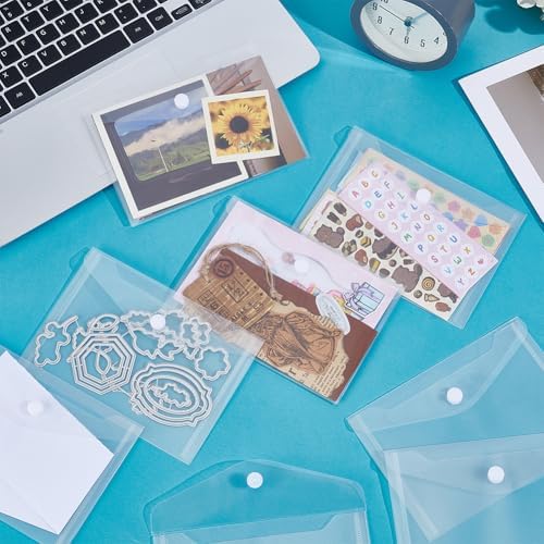 120 Pack Stamp and Die Storage Pockets, Small Plastic Envelopes - Image 4