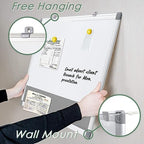 SWANCROWN Magnetic White Board and Bulletin Cork Board Combo 24 x 18 Inches - Image 3