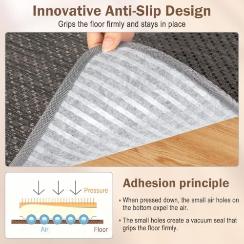 Blvornl Office Chair Mat for Hardwood Floor, 35.4"*47.2", Black - Image 2