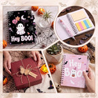 Halloween Notebooks with Pens Bulk, 24 Sets, 5.5 x 4.7 Inch, Pink - Image 6
