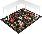 Office Chair Mat for Hardwood Floor & Tile Floor,48"X 60"-Black Multicolor by LreedyMat