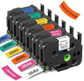 18mm TZe TZ Label Maker Tape Replacement for Brother P Touch Label Colored by Labelife