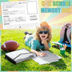 Motipuns 14 Pack K-12 School Memory Box Back to School, Black - Image 2