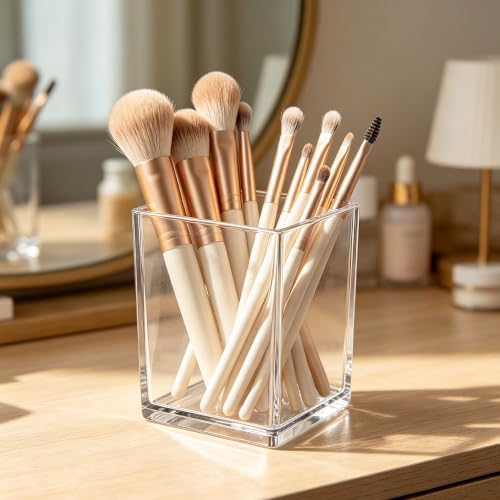 40 Pcs Acrylic Pen Makeup Brush Holder Bulk, Desk Organizer for Office Home - Image 4