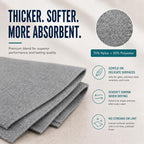 10Pcs Magic Cleaning Cloth, Streak-Free in One Wipe with Water Only(XXL) - Image 4