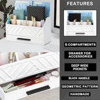 Desk Organizer with Drawer, Countertop Bill Mail Organizer and File Storage - Image 7