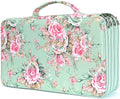Vomgomfom PU Leather Pencil Case, Holds 100 Markers/300 Pens,Grenn Rose by Vomgomfom