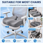 Seat Cushion, XL Large Memory Foam Cushion for /Office Chair/Car/Wheelchair - Image 6