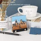 Magic Castle Memo Pad Paper Art Note 3D Sticky Notes Paper Office Cubes Notepad DIY Creative Gift with 90 Different Pages - Image 4