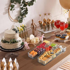 13.8" Acrylic Letter Charcuterie Tray,Fillable Alphabet Box (Letter W) - Image 6