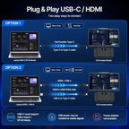 Laptop Screen Extender 15.6", 5 Modes & Detachable Slim Portable Monitor - Image 6