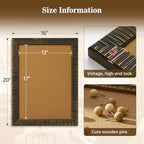 16x20 Vintage Framed Cork Board for Vision, Wedding Planning,Black Gold - Image 5