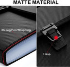 12 Pockets Letter Size/A4 Accordion File Organizer with Handle, TRANBO Expanding File Folder, Portable Paper Organizer, Expandable Plastic Document Organizer for Travel School Office - Black - Image 3