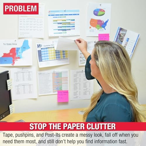 Ultimate Office AdjustaView Expandable Desk Reference Display Organizer 20C - Image 2