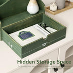 Rebee Vision Mail Organizer for Desk with 4-Slot Letter Rome Decor, Green - Image 5