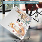 Mektron Case for 13.8" Microsoft Surface Laptop 8/7 (2026/2024) Surface Laptop 13.8 Inch Cover Fits Model 2036, Keyboard Cover +Screen Protector +Dust Plugs, Fox and Deer - Image 5