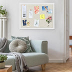 AKTOP White Cork Bulletin Board with Linen 20" X 30", 2 Pack - Image 2