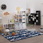 Furinno Luder Shelf Bookcase with 1 Door Storage Cabinet, White - Image 5