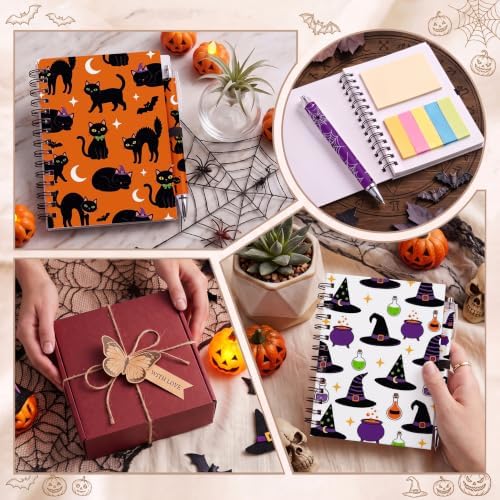 Halloween Notebooks with Pens Bulk, 24 Sets, 5.5 x 4.7 Inch, Cute - Image 6