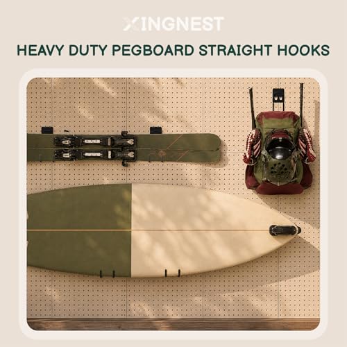 6-Pack Large Heavy Duty Pegboard Hooks - 66 lbs Capacity - Image 5