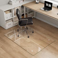 Tempered Glass Chair Mat for Carpet, 30"x42" Clear Floor Mat by MYSUNORIA