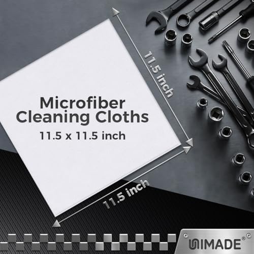 UNIMADE Shop Towels, 400 Pack Commercial Grade Work Rags Microfiber Towels - Image 2