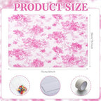 Sintuff Fabric Cork Pinboard for Dorm Wall Decor 30x20'', Cute Pink Floral - Image 2