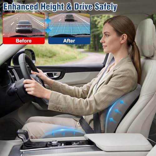 Car Seat Cushion Office Chair Cushion with Lumbar Support Pillow - Image 3