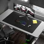 CENNBIE Leather Desk Mat Large, 43.6" x 23.6" Extended Mouse Pad (Black) - Image 6