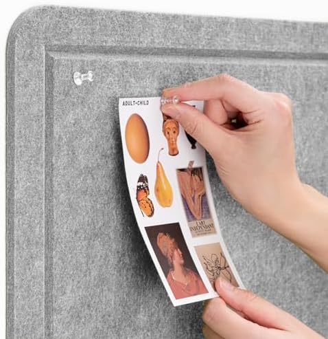 Felt Bulletin Board 35x18 inches, Decorative Pin Board for Home & Office - Image 2