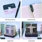 2027 3D Paper Carving Desk Calendar With LED Light (Jesus) - Image 6