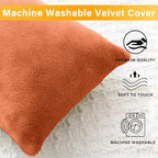 1 MIDDLE ONE 2 Pack Small Pillow, Memory Foam Mini Pillow 11 X 7 Inches for Travel, Sleeping, Nap and Neck, Knee, Lumbar Support, Tiny Cushion for Pet, Dogs (Orange) - Image 4
