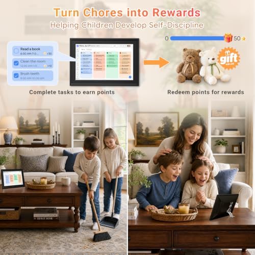 10.1-Inch Digital Wall Calendar—No Subscription Smart Home Scheduling - Image 5