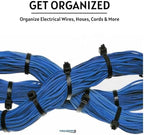 Kable Kontrol Cable Zip Ties, 20 Inch, 100 Pcs, HD 300lbs Test, Black - Image 5