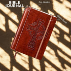 SETTINI® Vegan Leather Journal Gift Set with Pen 192 Pages, Celtic Cross - Image 5