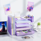 gianotter 5-Tier Desk Organizer with Drawers and File Holders - Image 6