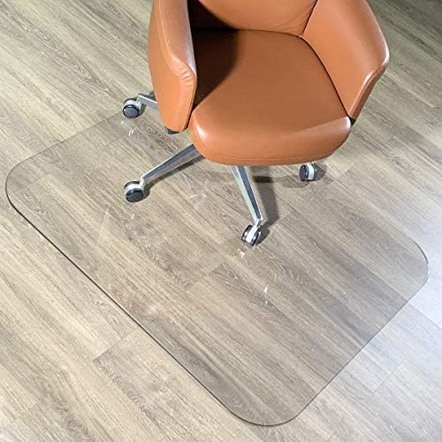 2Pack Crystal Clear 1/5" Thick 47" x 40" Heavy Duty Hard Chair Mat, Can be Used on Carpet or Hard Floor - Image 2