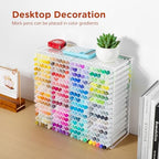 BEYGORM Horizontal Marker Organizer for 320 Markers, Acrylic Large Shelf - Image 7